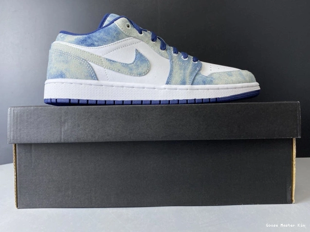 Denim 1 Air Low CZ8455-100 Washed Jordan 0714